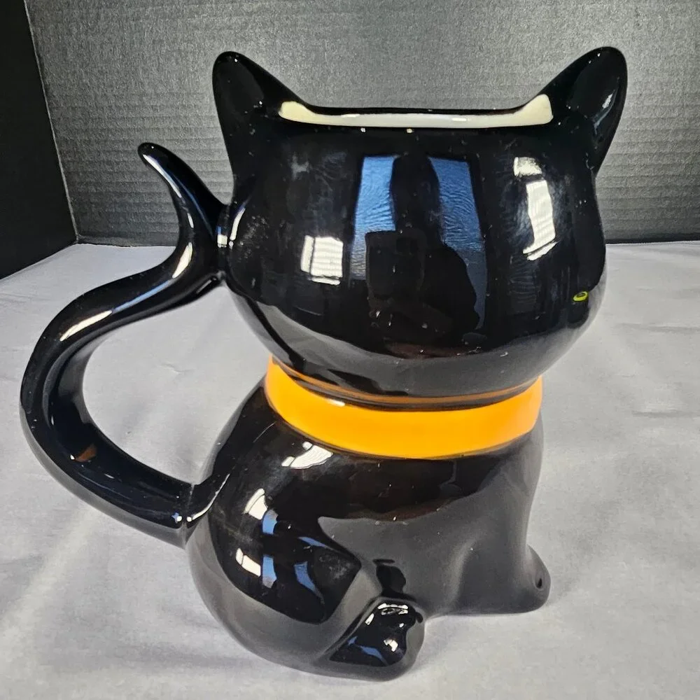 2022 Target Hyde And Eek Figural Black Cat Mug 12 Ounce Halloween Mug